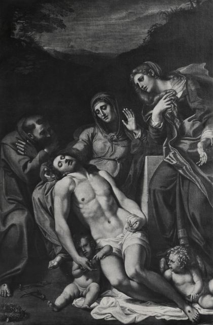 Anonimo — Annibal Carrache. Le Christ mort sur les jenoux de la Vierge — insieme